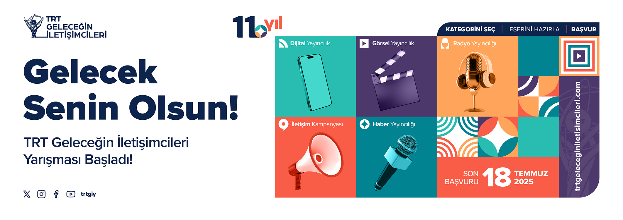 TRT Geleceğin İletişimcileri Yarışması Başladı!